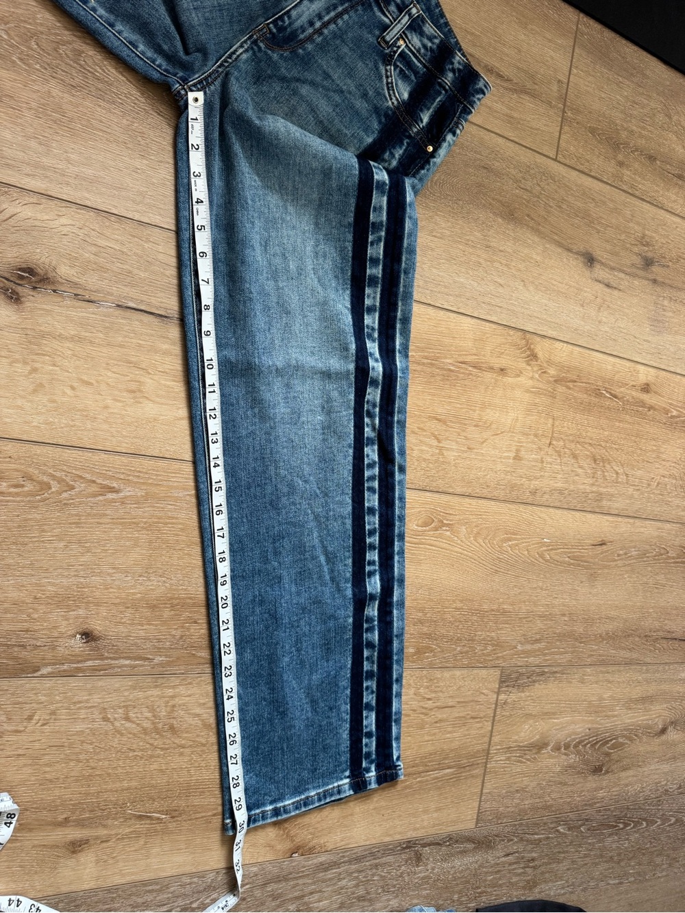 Women's KUT from the Kloth Sienna Contrast Side Straight Jeans Size 2 - Picture 4 of 8